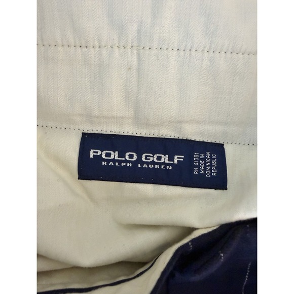 VTG Polo Golf Ralph Lauren Plaid Wool Dress Pants Pleated Men's Actual Sz 38X33 - Picture 2 of 12